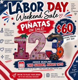 Piñata Labor Day sale