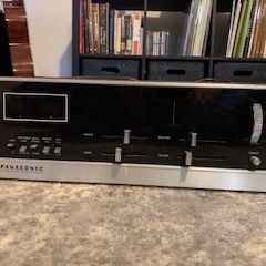 1970s Panasonic FM/AM 8 Track Stereo Recorder RS-820S