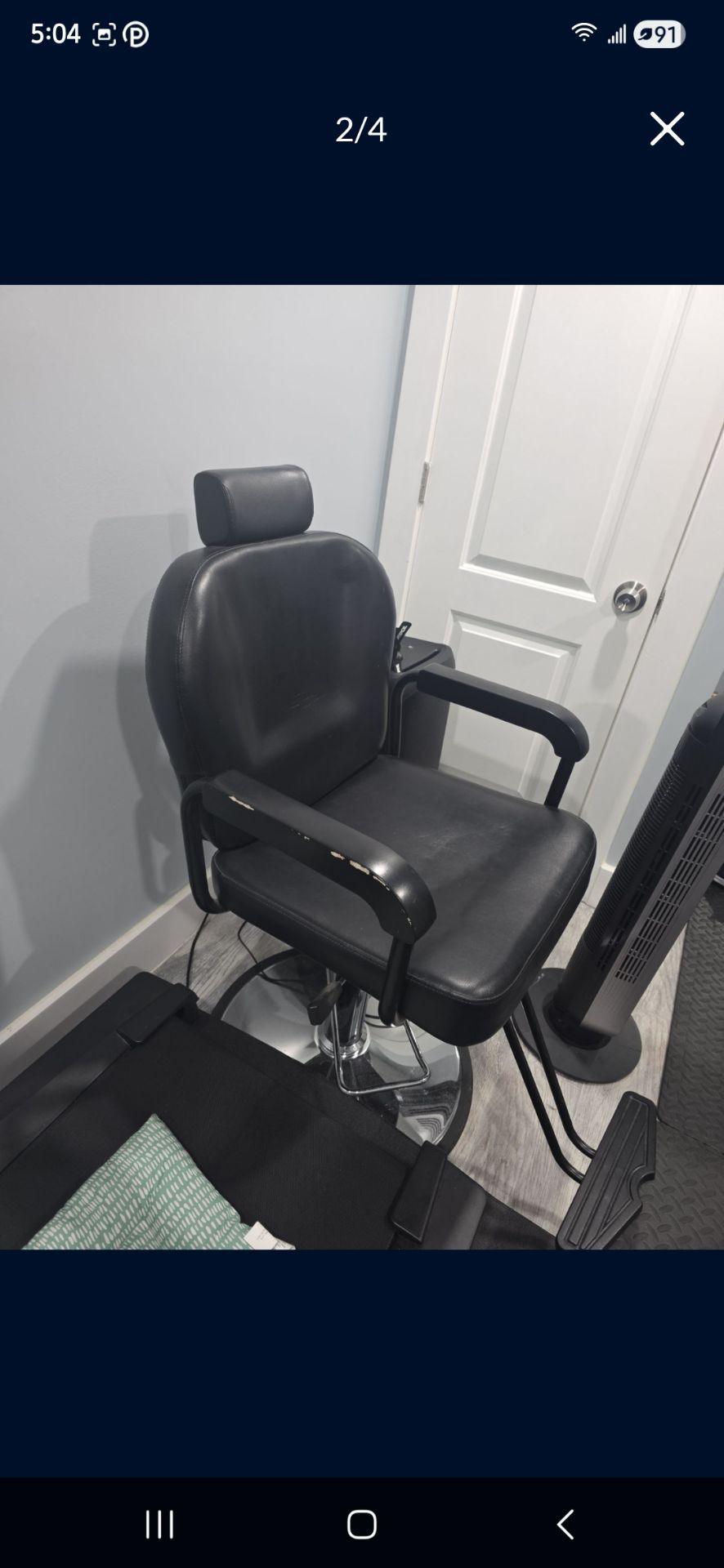 $50 bucks barber chair and stool