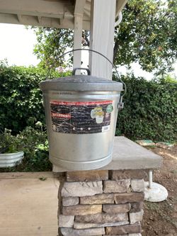 10 gallon Galvanized steel containers