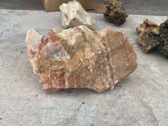 A Box Of Rock Decorations For Fish Tanks Or Reptiles 