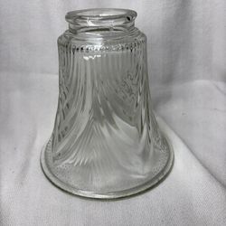 Clear Glass Bell Shaped Lamp Shade