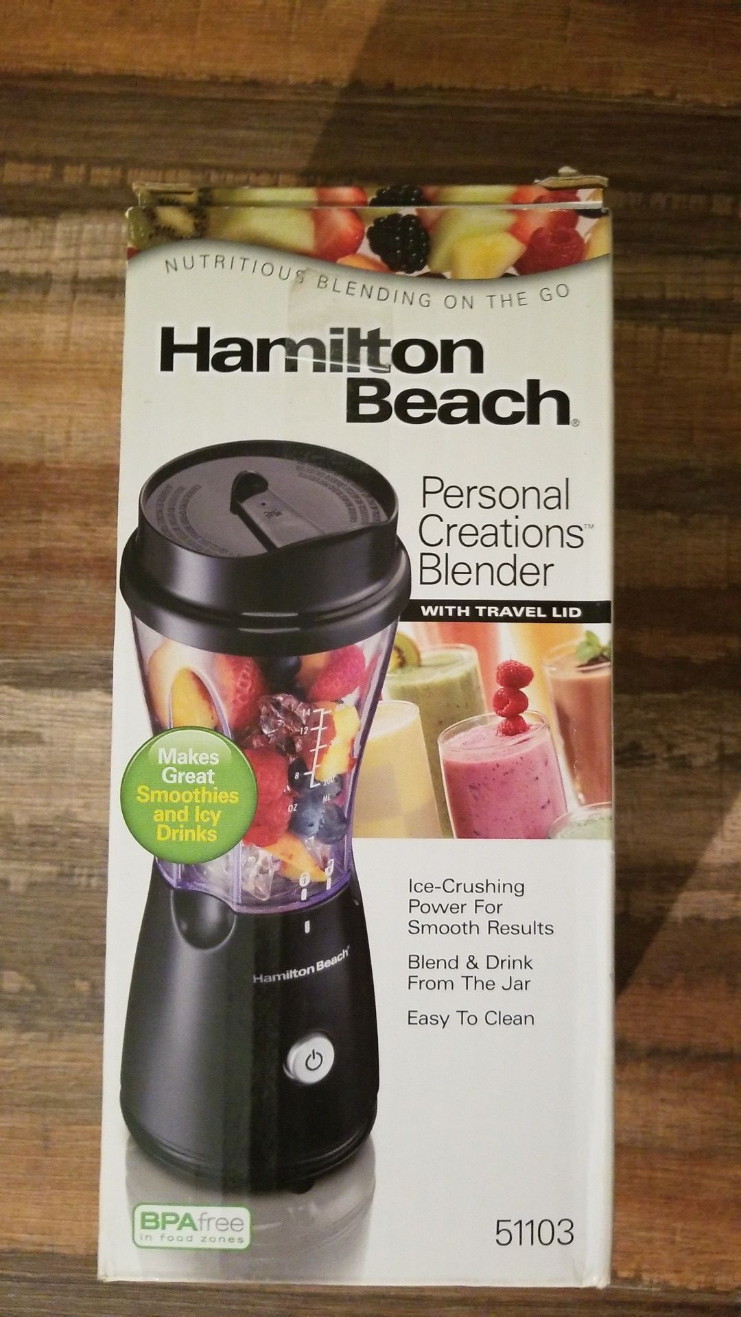 Never Used Hamilton Beach Blender Travel Cup