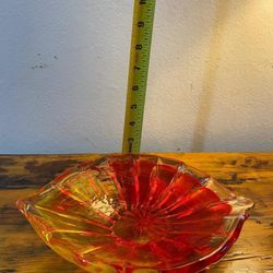 CENTRO DE MESA DE CRISTAL MURANO 