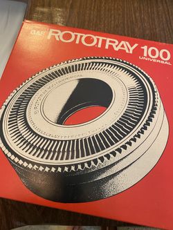 7 Vintage Slide Projector Trays 