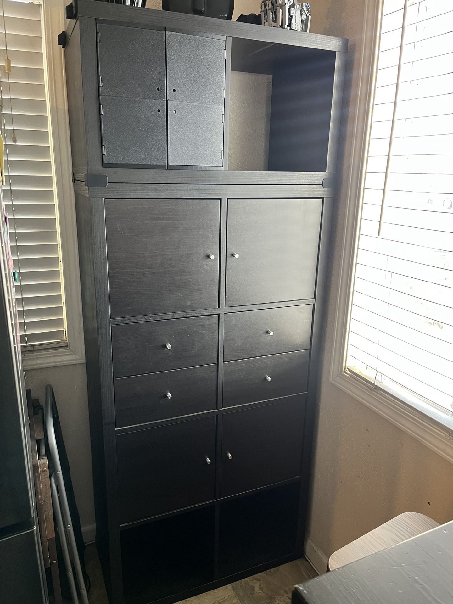 IKEA Shelves with drawers and Doors