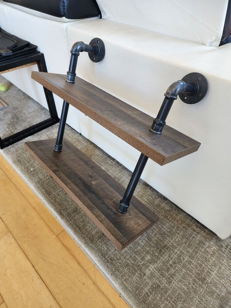 Industrial Style Pipe Shelf