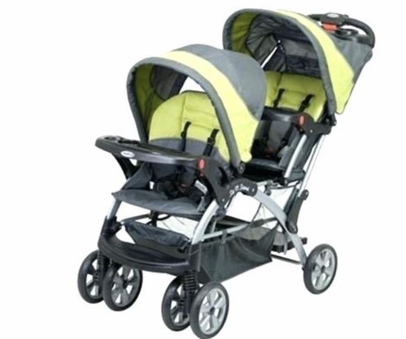 baby trend sit n stand double stroller with carseat