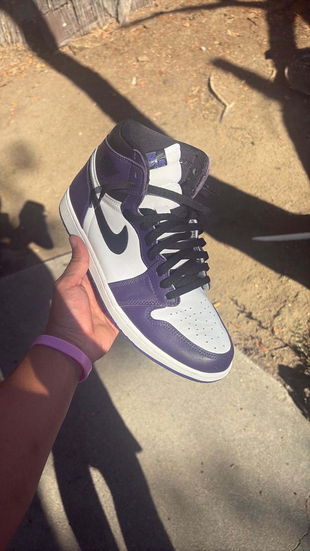 Jordan 1 High Court Purple