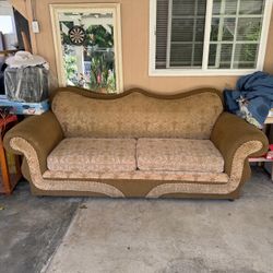 Vintage Victorian Style Sofa Loveseat