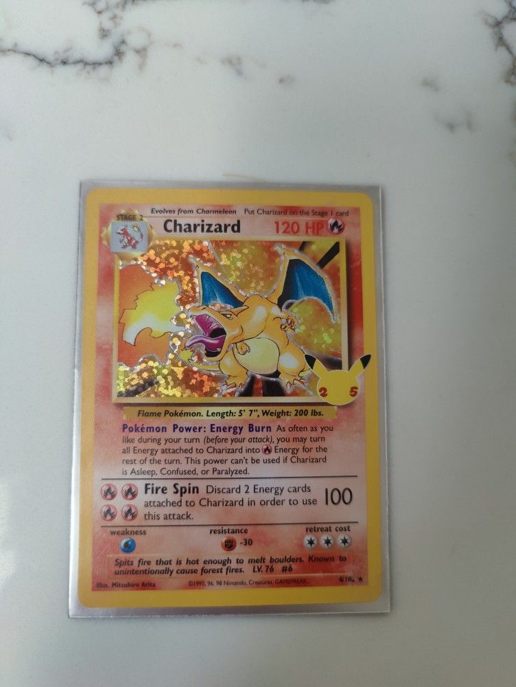 Charizard 25th Anniversary 