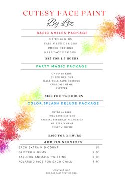 Face Painting For Parties 