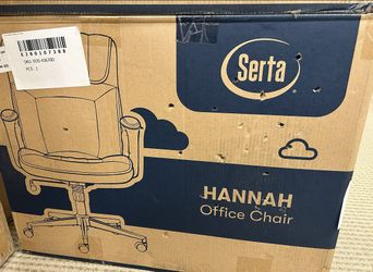 Serta Hannah I Executive Office Chair – Charcoal