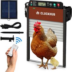 CluckHub Automatic Chicken Coop Door -- Brown 🐔🐤🐤🐥🐣🐔
