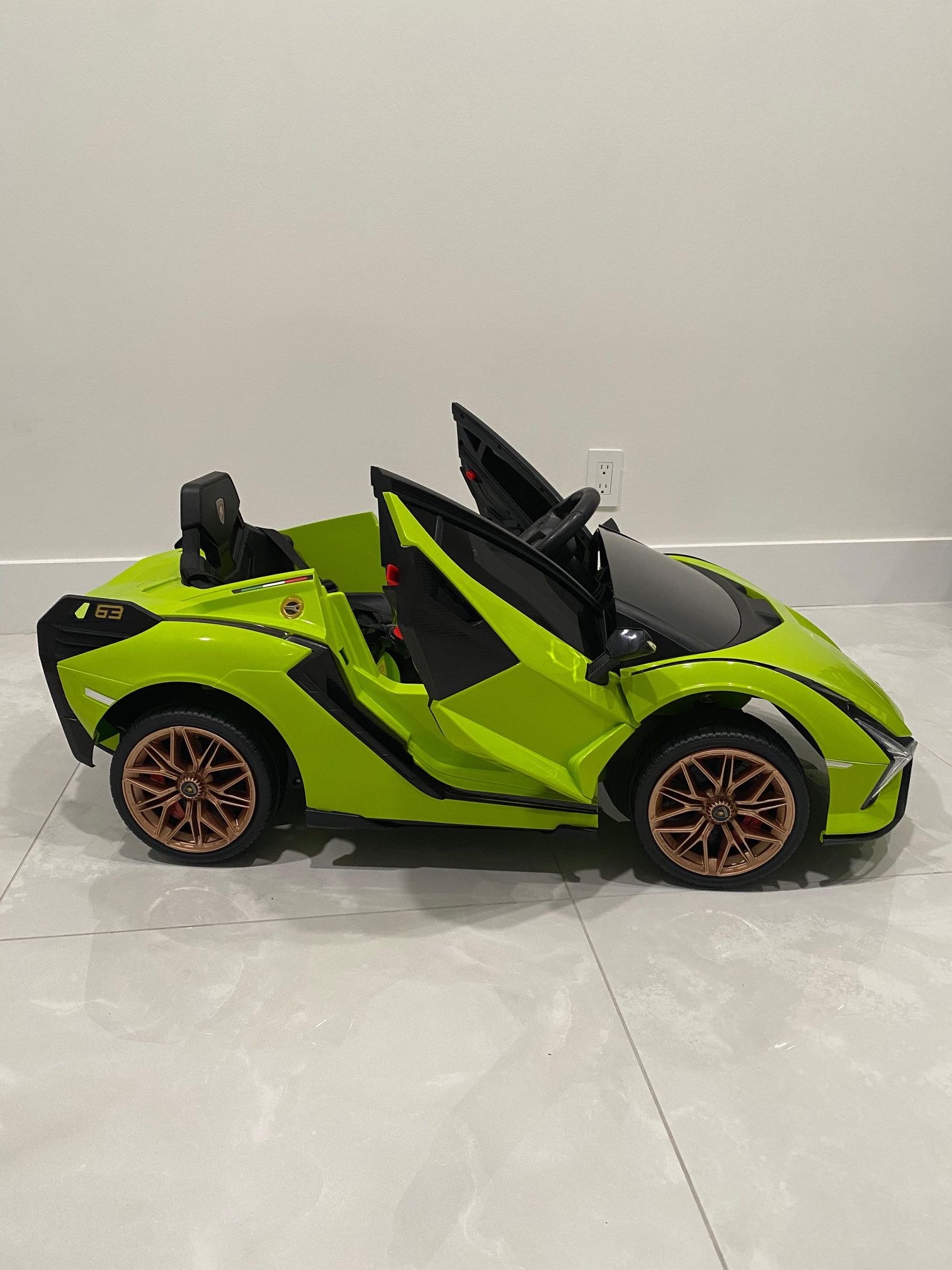 New Lamborghini SIAN power wheels kids ride on toy car