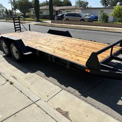 20 X 7 Flatbed Trailer Heavy Dutty