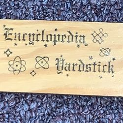 Vintage Encyclopedia Yardstick Advertising Hayes Pharmacy of Ligonier, PA
