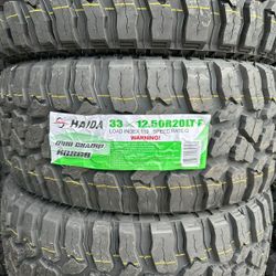 33/1250/20 Mud Tires 