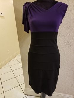 Black and Purple dress