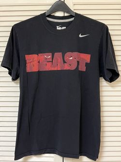 Nike Men’s Dri-fit Beast Black Short Sleeve T-Shirt - Size Medium - GUC