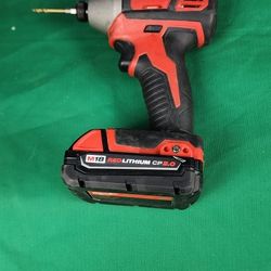 Milwaukee M18 Impact Drill With New Battery 