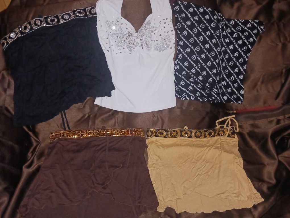 Ladies MEDIUM size Strapless Blouses $5 Each Or 5 For $20