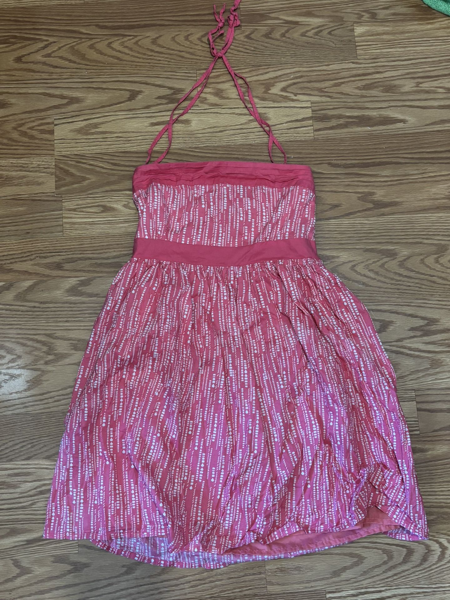Y2K Volcom Halter Top Pink Dress Size Medium