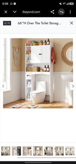 Brand New Over toilet Storage (OBO)