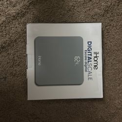 iHome Digital Scale, Bathroom Scale, Batteries Included, Scale Body Weight, Weight Scale, Digital Scale, Bathroom Scales for Weight, Digital Scales fo