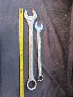 Drop forged steel 1 3/4 wrench 22 inch length and Kobalt 30mm