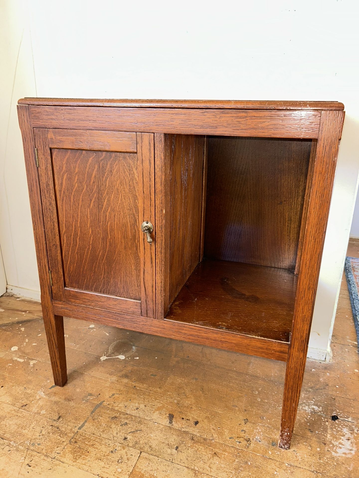 Vintage Wood Side Table