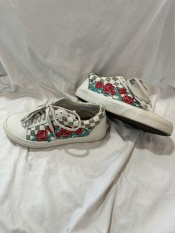 Vans Old Skool Rose Embroidery Marshmallow