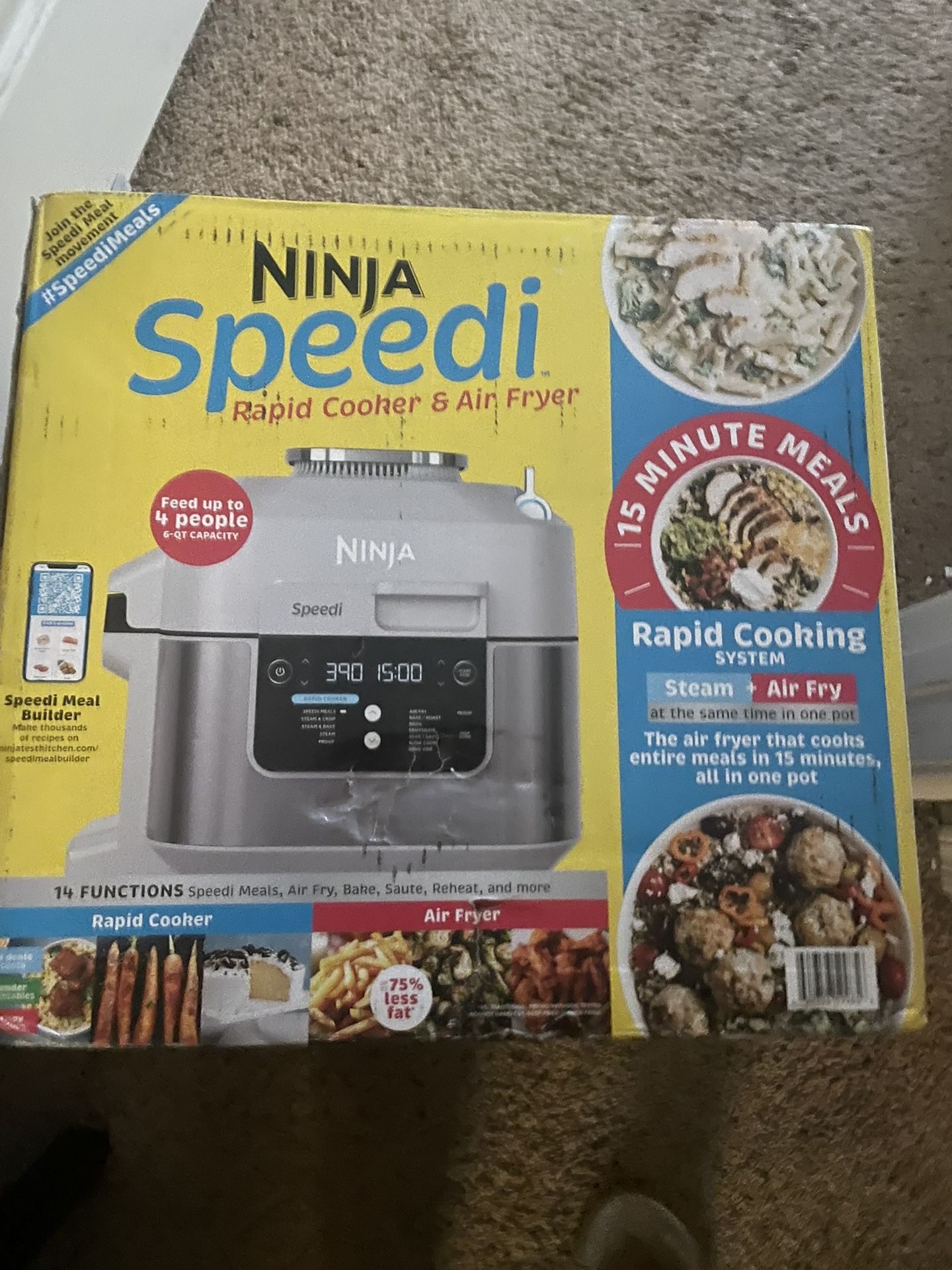 Ninja Speedy Rapid Cooler And Air Fryer