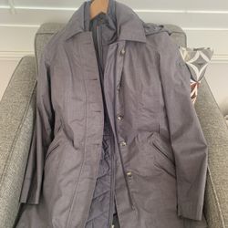 North face winter puffer wind water resistant jacket women small