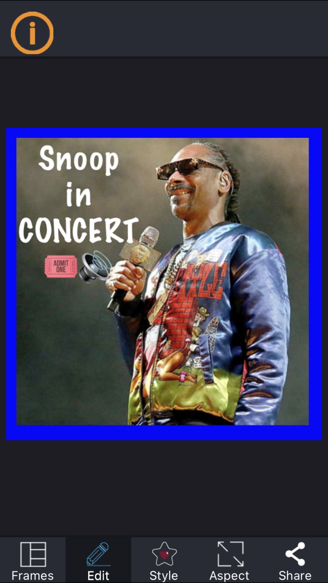 Two concert tickets for a great price don’t miss it! Running Out Of Time.