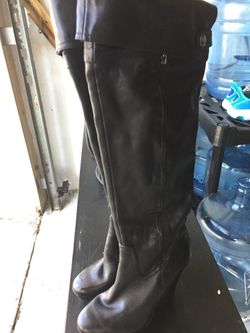 Women’s LEATHER Stiletto Boots - PERFECT FOR HALLOWEEN COSTUME!!