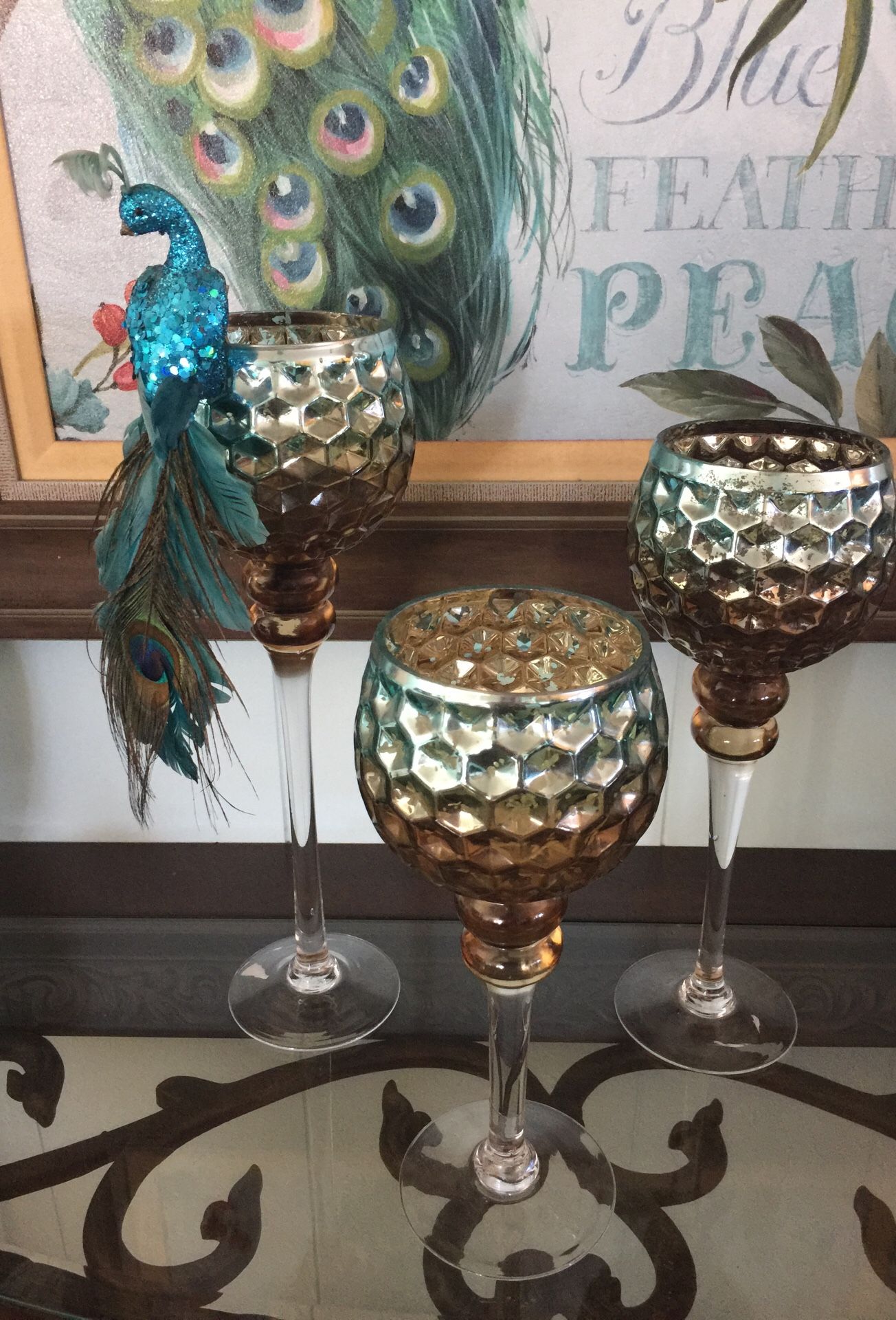 3 pz. Candle holders