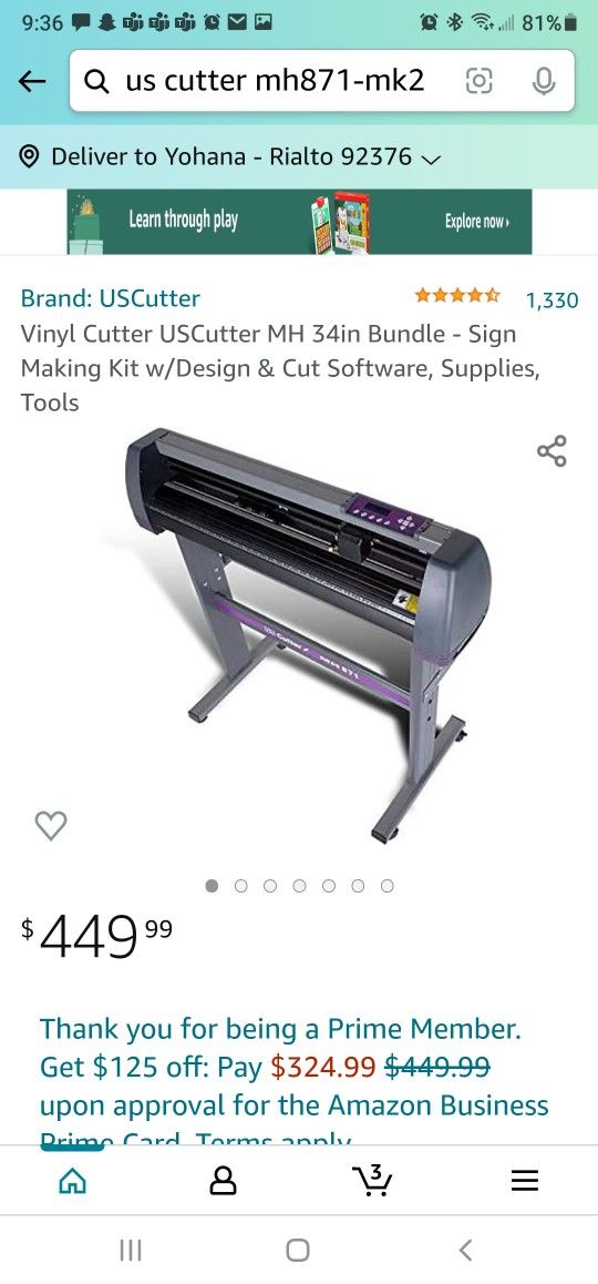 Sticker/Label Printer US Cutter