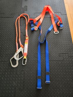 Full Body Safety Harness Kit with Lanyard-