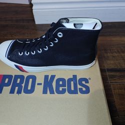 pro keds size 10  black leather 