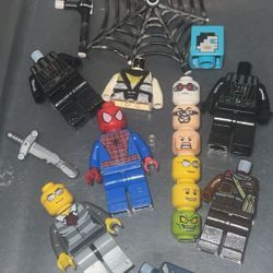 Lego Damaged Minifigure Parts Lot