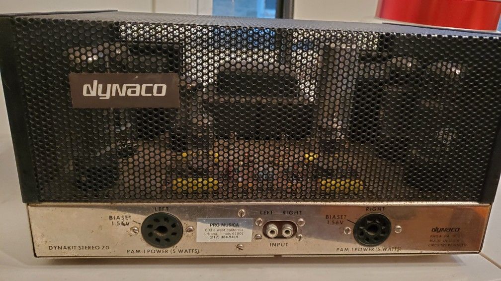 Dynaco ST-70 Stereo Tube Amp Vintage