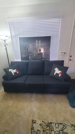 Dark Gray Sofa in Excellent Condition — Like New!