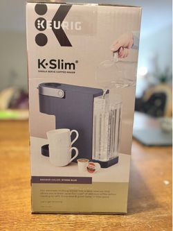 Brand New Keurig K-Slim Single Serve Coffee Maker - Storm Blue