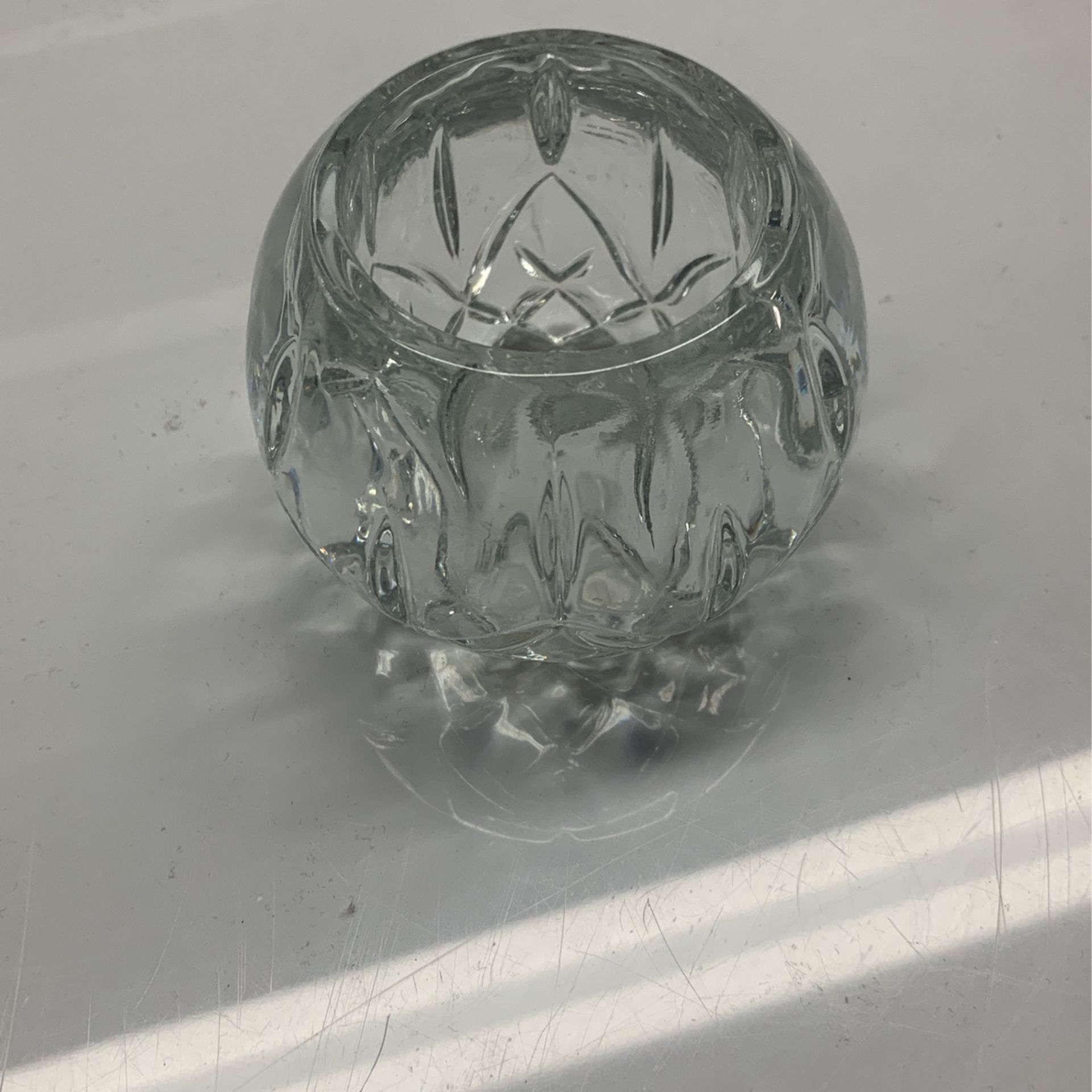  Collectible Vintage HOMCO Crystal Glass Tealight 