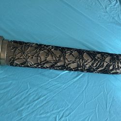 Vintage danish Wallpaper Roller Lamp
