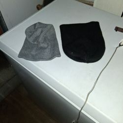 Black Beani And Gray Beani 