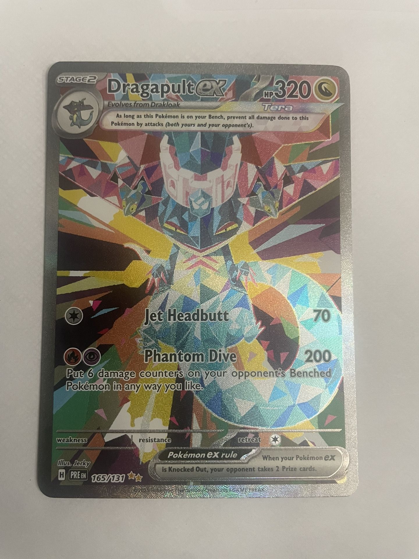 Pokemon Prismatic Evolution Dragapult ex