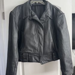 Police Leather Jacket Xl Janice’s  Crew