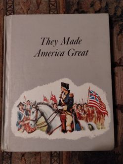 Vintage 4th of July/patriotic themed lot, book, key holder, record